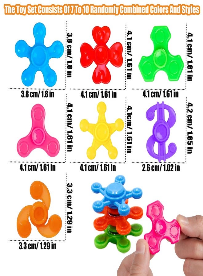 Huastyle 52 Pack Mini Fidget Spinner Toys, Fidget Toys Bulk for Kids, Goodie Bag Stuffers Party Favors, Treasure Box Toys for Classroom Prizes, Christmas Stocking Stuffers for Kids - Image 2